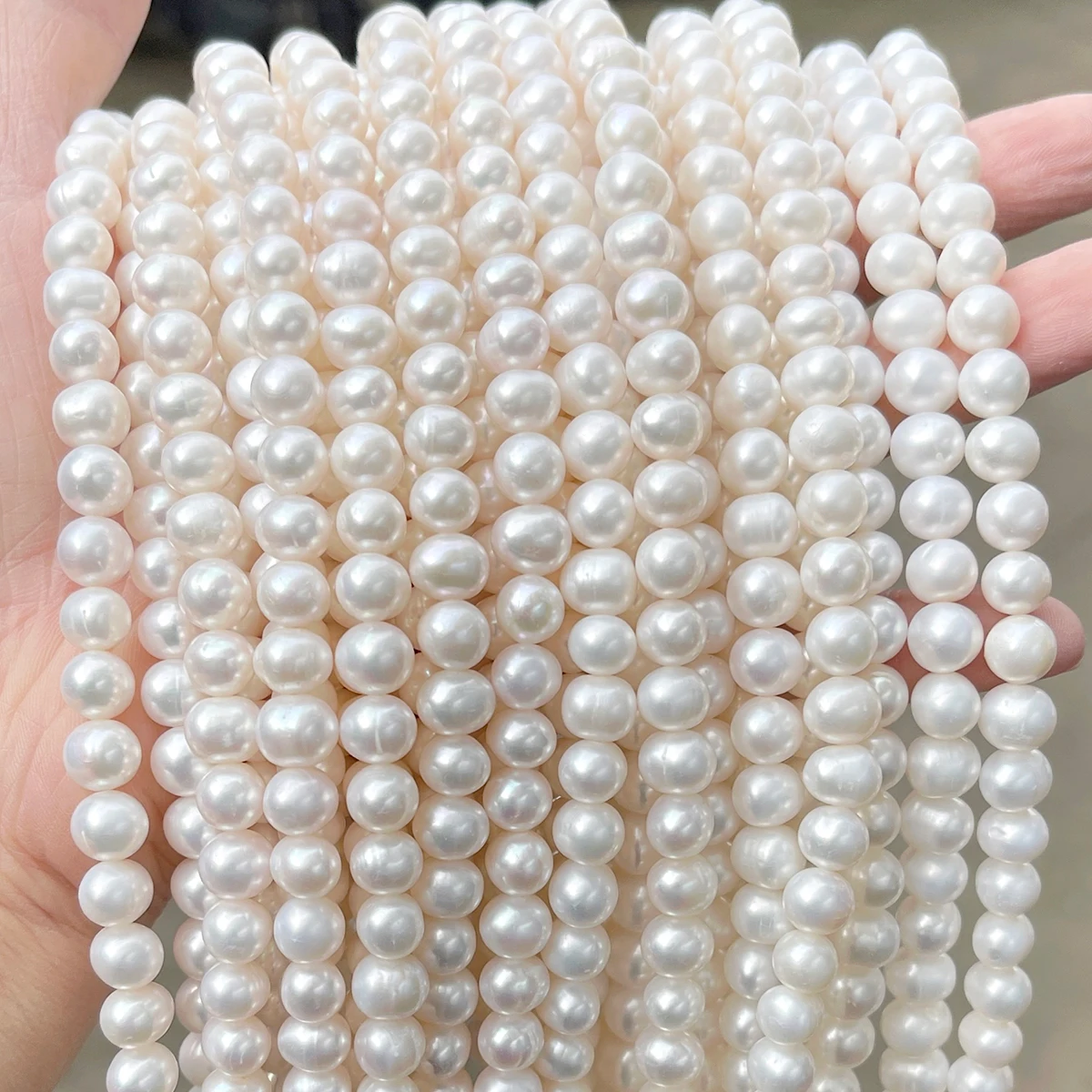 JD 5A Grade Natural White Freshwater Pearl Round Loose Beads Smooth Polished Beads DIY Jewelry Making
JD 5A Grade Natural White Freshwater Pearl Round Loose Beads Smooth Polished Beads DIY Jewelry Making