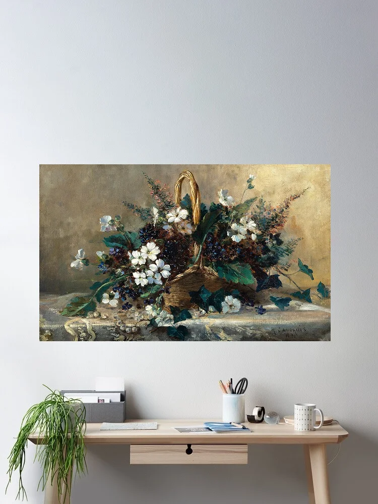 Eugène Henri Cauchois Flechtkorb mit Schneeröschen und Veilchen,Art Picture Print Silk Poster Home Wall Decor
Eugène Henri Cauchois Flechtkorb mit Schneeröschen und Veilchen,Art Picture Print Silk Poster Home Wall Decor