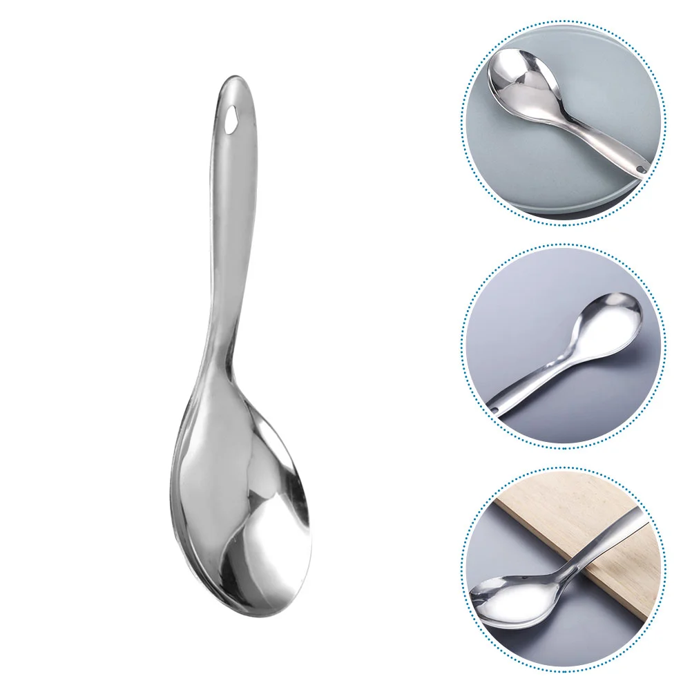 2 Pcs Stainless Steel Rice Spoon Large Scoop Practical Kitchen Tool Lightweight Easy Storage Picnic Friendly Non stick
2 Pcs Stainless Steel Rice Spoon Large Scoop Practical Kitchen Tool Lightweight Easy Storage Picnic Friendly Non stick