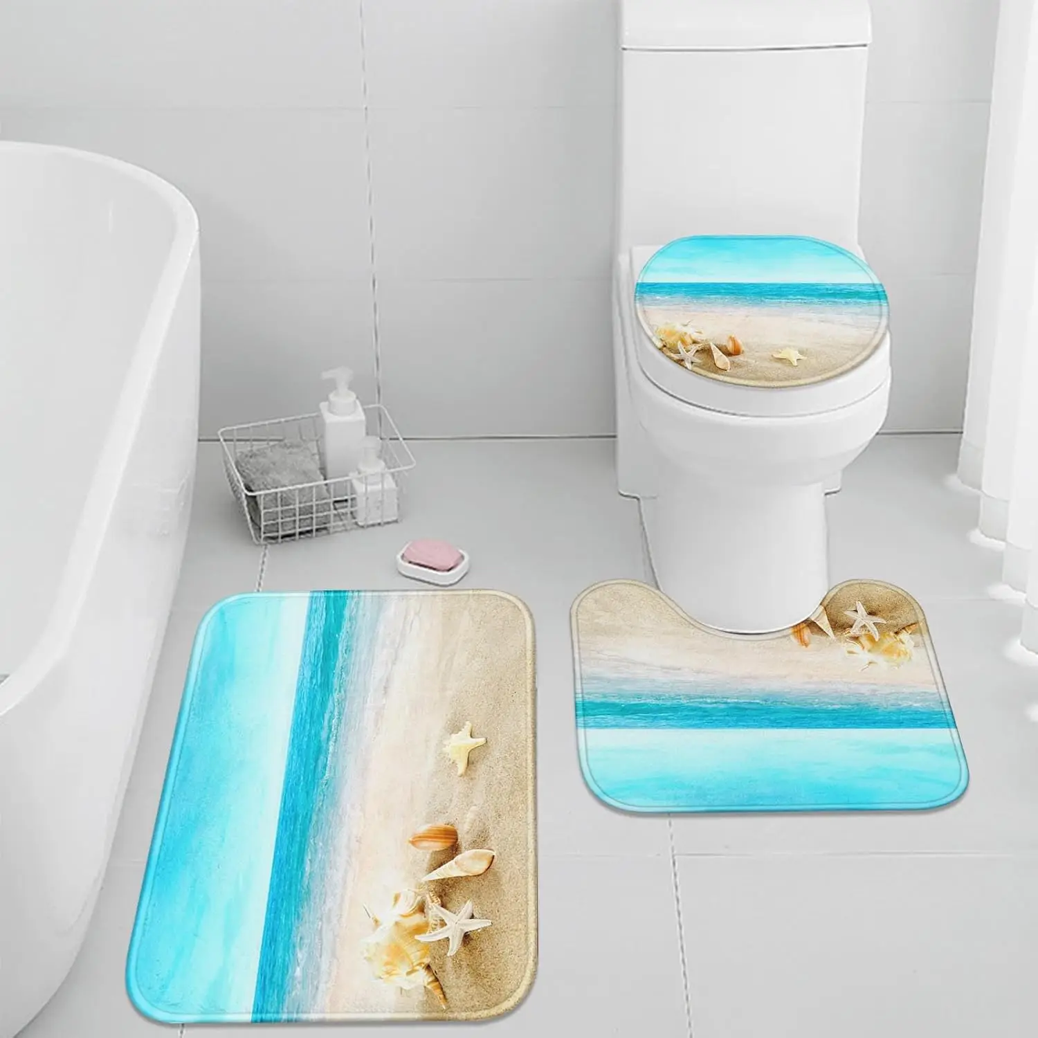 Ковер для ванной комнаты Beach Shell Ocean, набор из 3 предметов, коврик для ванной из 3 предметов, летнее противоскользящее украшение для кухни, ванной комнаты, спальни
Ковер для ванной комнаты Beach Shell Ocean, набор из 3 предметов, коврик для ванной из 3 предметов, летнее противоскользящее украшение для кухни, ванной комнаты, спальни