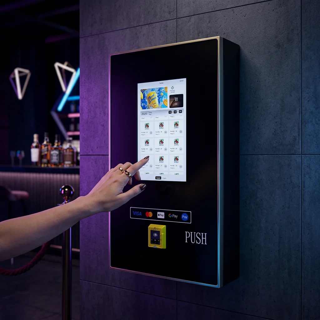 High ROI 110cm Nicotine products Vending Machine for Bar & Nightclub with AI ID Scanner & Credit Card Payment
High ROI 110cm Nicotine products Vending Machine for Bar & Nightclub with AI ID Scanner & Credit Card Payment