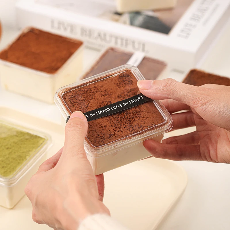 Small Square Tirsu Box Disposable Baking Pastry Paaging Transparent Mousse Cake DIY Kitchen Cooking Utensils for Dert
Small Square Tirsu Box Disposable Baking Pastry Paaging Transparent Mousse Cake DIY Kitchen Cooking Utensils for Dert