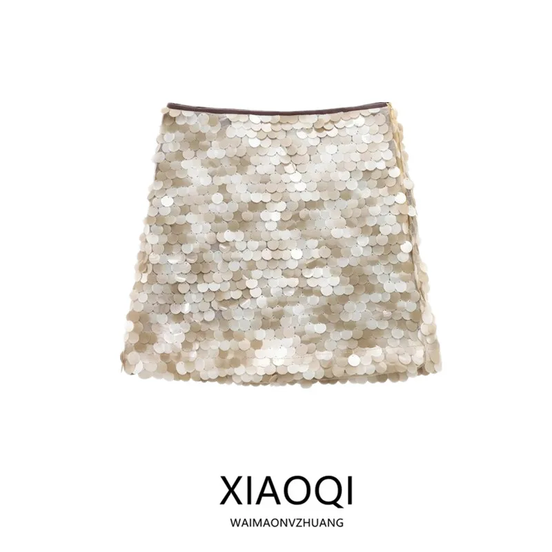 Spring 2025 New Women's Faion Sequin Bright f Skirt High Waist ort Skirt Versatile Other Material 00%
Spring 2025 New Women's Faion Sequin Bright f Skirt High Waist ort Skirt Versatile Other Material 00%