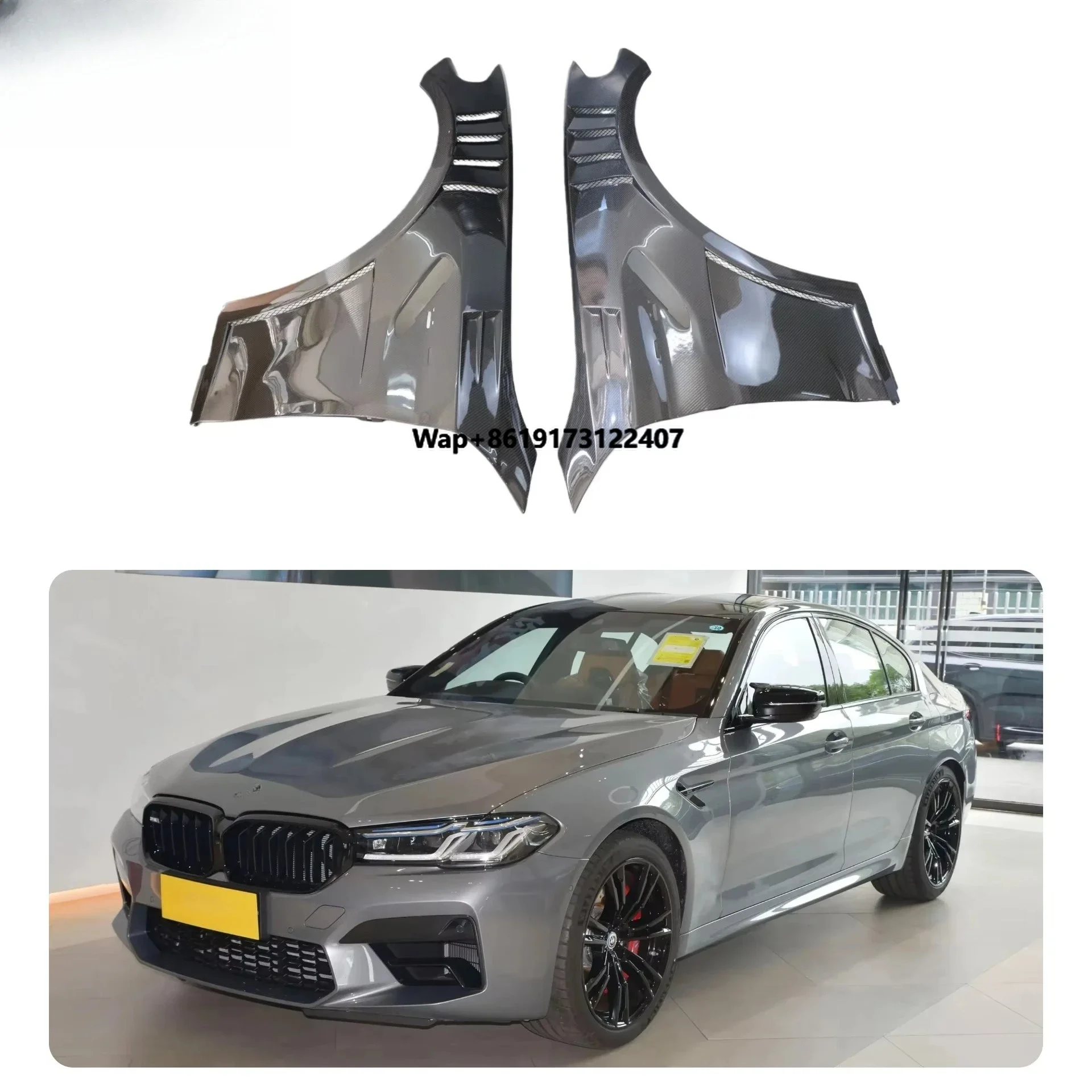 2016-2023 F90 M5 Carbon Fiber Front Fender with Vent for 5 Series F90 M5 Body Kit Carbon Fiber Fenders
2016-2023 F90 M5 Carbon Fiber Front Fender with Vent for 5 Series F90 M5 Body Kit Carbon Fiber Fenders