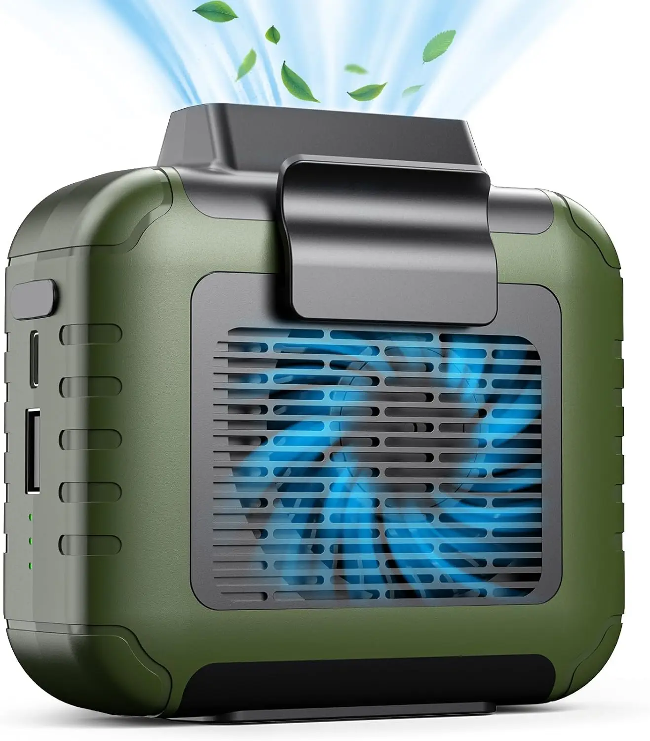 Rechargeable Waist Fan 23H, 6200RPM Strong Airflow, 3 Speeds, Clip-On for Work & Outdoors
Rechargeable Waist Fan 23H, 6200RPM Strong Airflow, 3 Speeds, Clip-On for Work & Outdoors