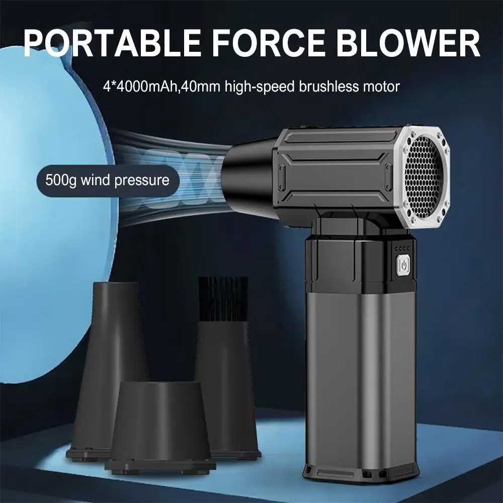 130000RPM Mini Turbo Jet Fan Strong Winds 86m/s Brushless Motor Powerful Air Blower Fast Charging 500g Thrust Violent Fan
130000RPM Mini Turbo Jet Fan Strong Winds 86m/s Brushless Motor Powerful Air Blower Fast Charging 500g Thrust Violent Fan