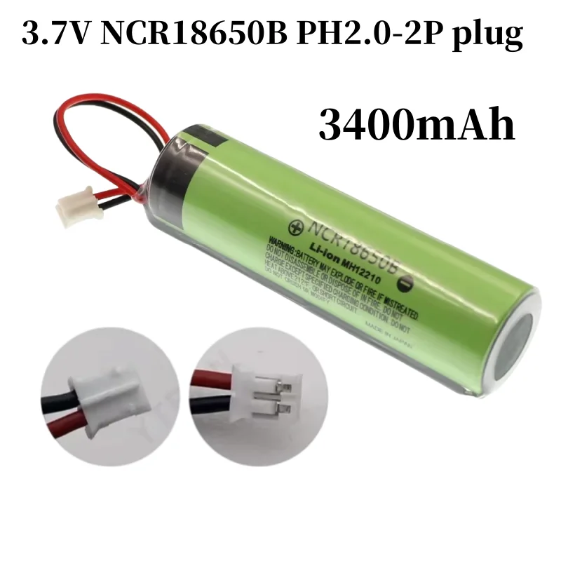 3.7V 3400mAh 18650B Li - ion Battery with 2P Lead, for Bluetooth Speaker, Ncr Speler Batterij - Bundle 1
3.7V 3400mAh 18650B Li - ion Battery with 2P Lead, for Bluetooth Speaker, Ncr Speler Batterij - Bundle 1