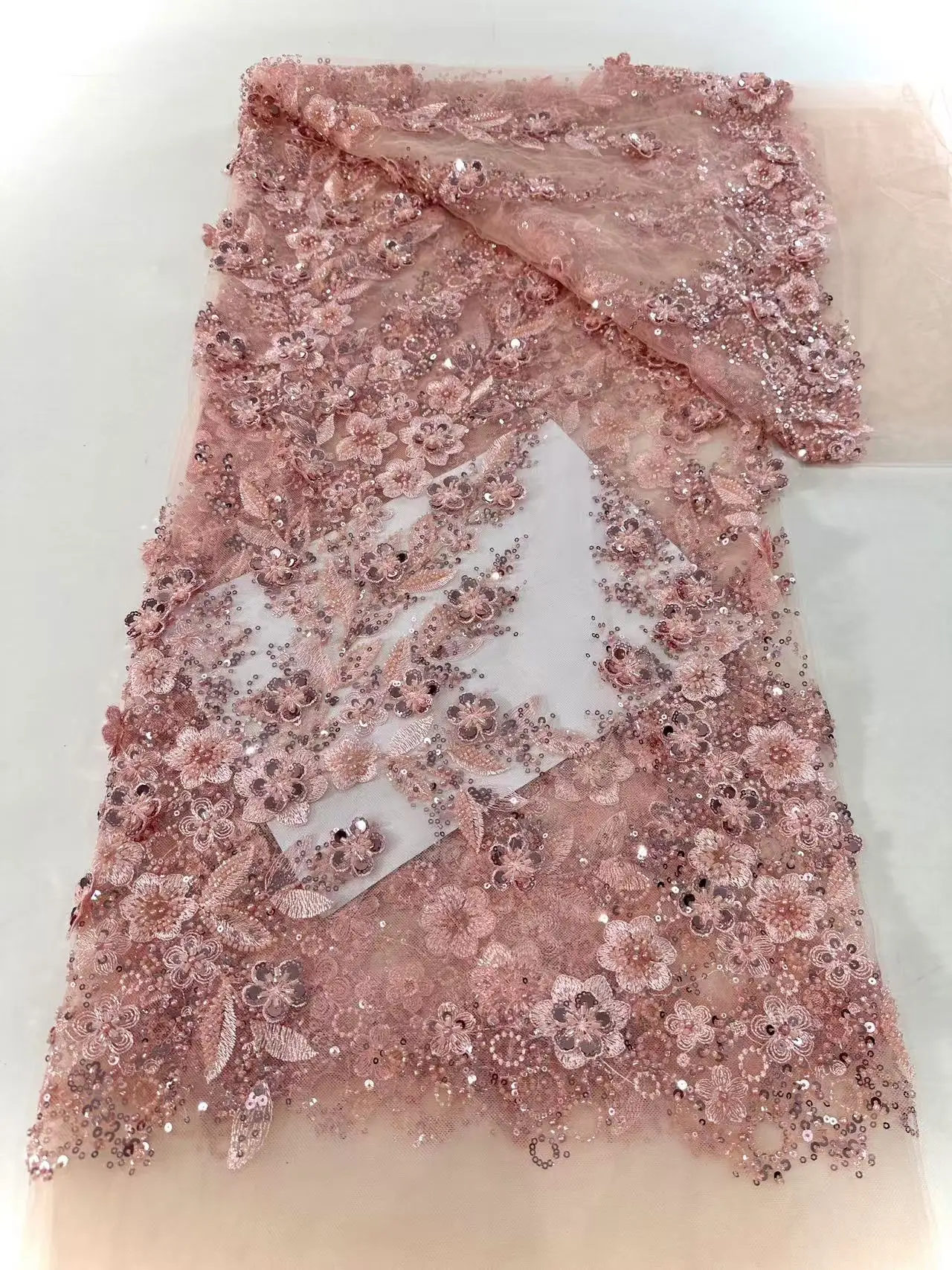 2025 High Quality African Lace Fabric Sequins Mesh Lace France Luxury Beads 3D Embroidered Tulle Lace Fabric for Sewing ST95RF24
2025 High Quality African Lace Fabric Sequins Mesh Lace France Luxury Beads 3D Embroidered Tulle Lace Fabric for Sewing ST95RF24