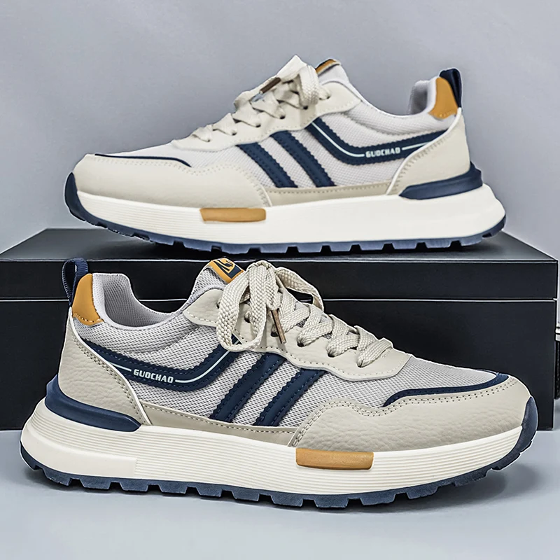 Men's Breathable Running Shoes Summer Mesh Low Top Fashion Dad Sports Sneakers Anti-Slip Casual Versatile Youth AGAN Thick Heel
Men's Breathable Running Shoes Summer Mesh Low Top Fashion Dad Sports Sneakers Anti-Slip Casual Versatile Youth AGAN Thick Heel