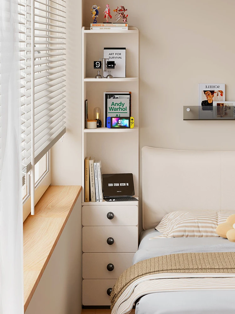 bedside table, side cabinet, integrated small apartment, household bedroom, bedside ultra-narrow four-pump storage, high bookcas
bedside table, side cabinet, integrated small apartment, household bedroom, bedside ultra-narrow four-pump storage, high bookcas