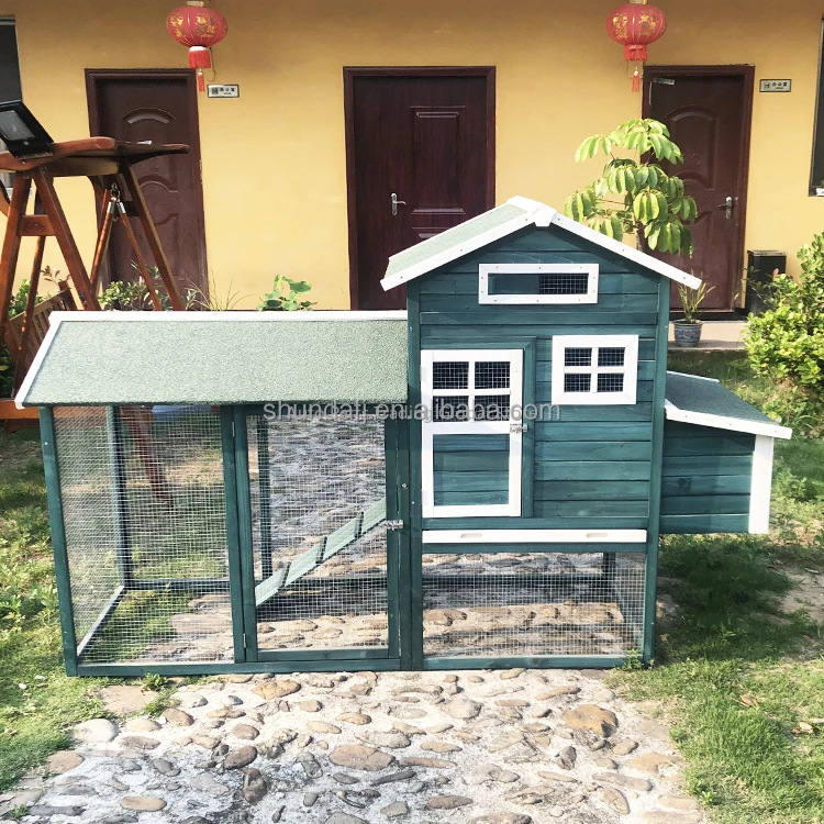 SDC012-Green Luxury High Quality Hen House Large Wooden Chicken Coop Breathable Chicken Print Pattern Pet House For Chickens
SDC012-Green Luxury High Quality Hen House Large Wooden Chicken Coop Breathable Chicken Print Pattern Pet House For Chickens