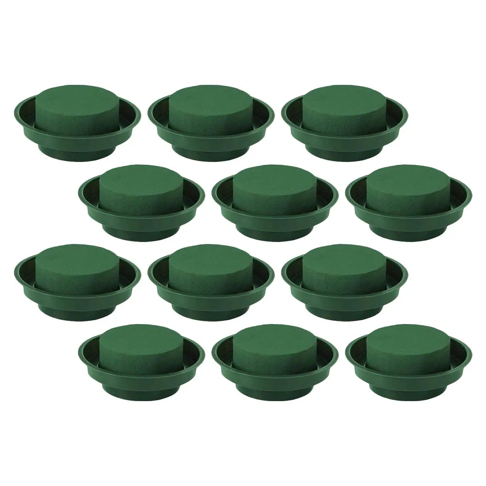 12 pcs Round Flower Arrangement Mud High Density Water Absorbent Floral Foam For Wedding Diy Florist Block Flower Base Tool
12 pcs Round Flower Arrangement Mud High Density Water Absorbent Floral Foam For Wedding Diy Florist Block Flower Base Tool