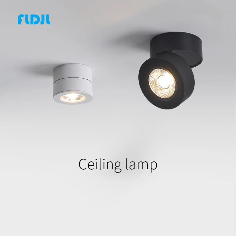 Anti-dizziness downlight surface mounted living room foldable adjustable led spotlight round bedroom aisle ceiling ceiling light
Anti-dizziness downlight surface mounted living room foldable adjustable led spotlight round bedroom aisle ceiling ceiling light