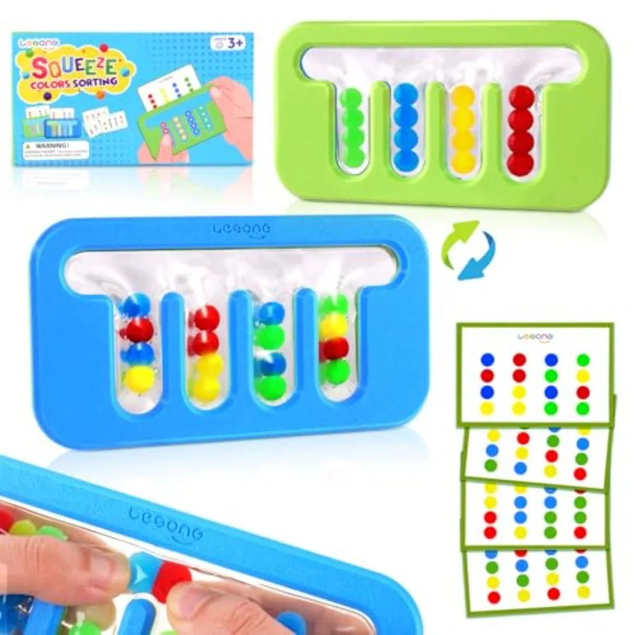 Squishy Sensory Fidget Toys for:Quiet Fidgets for Toddlers Autism Calming, Stress for Classroom Office Travel, Color Sorting Mo
Squishy Sensory Fidget Toys for:Quiet Fidgets for Toddlers Autism Calming, Stress for Classroom Office Travel, Color Sorting Mo