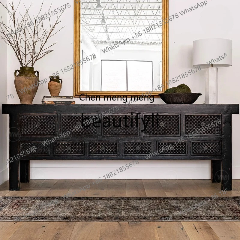 "Retro 11 chest" neoclassical solid wood TV cabinet court table
"Retro 11 chest" neoclassical solid wood TV cabinet court table