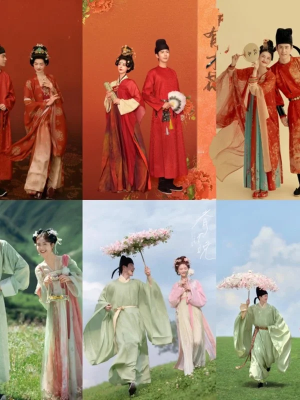 Erbose New Couple's Ancient Chinese Style Photography Studio Clothing Cute Sweet Couple's Hanfu Traditional Chinese Costume
Erbose New Couple's Ancient Chinese Style Photography Studio Clothing Cute Sweet Couple's Hanfu Traditional Chinese Costume