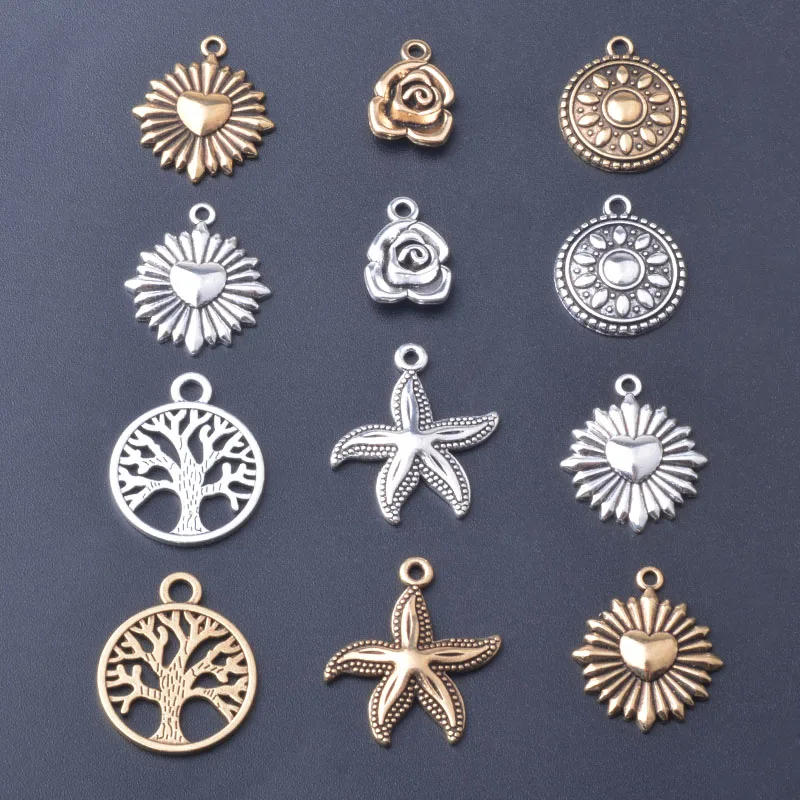 10pcs/lot Ethnic Zinc Alloy life of tree Charms Jewelry Findings Boho Rose starfish Peadant DIY women earrings
10pcs/lot Ethnic Zinc Alloy life of tree Charms Jewelry Findings Boho Rose starfish Peadant DIY women earrings