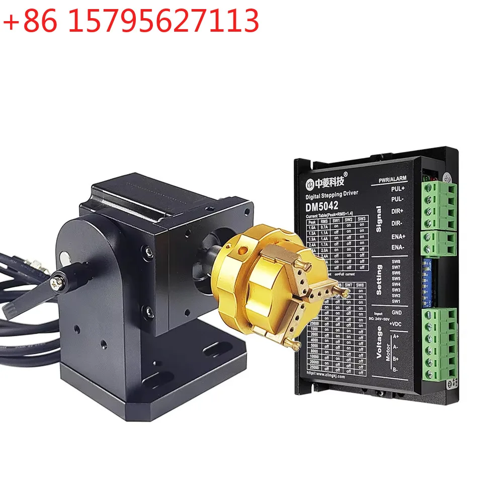 Laser marking rotary jig 60 chuck three-axis rotary jig rotary axis laser marking machine engraving machine accessories
Laser marking rotary jig 60 chuck three-axis rotary jig rotary axis laser marking machine engraving machine accessories