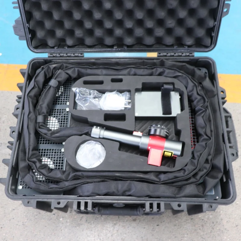 Air-cooled 200W 300W 500W Portable Laser Cleaning Machine Suitcase Design Low Maintenance Handheld Cleaner for Rust Oil Paint
Air-cooled 200W 300W 500W Portable Laser Cleaning Machine Suitcase Design Low Maintenance Handheld Cleaner for Rust Oil Paint