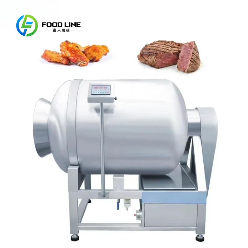 304 Stainless Steel Vacuum Meat Marinator Multi-functional Meat Rolling Kneading Tumbler for Raw Meat Marinating and Tenderizing
304 Stainless Steel Vacuum Meat Marinator Multi-functional Meat Rolling Kneading Tumbler for Raw Meat Marinating and Tenderizing