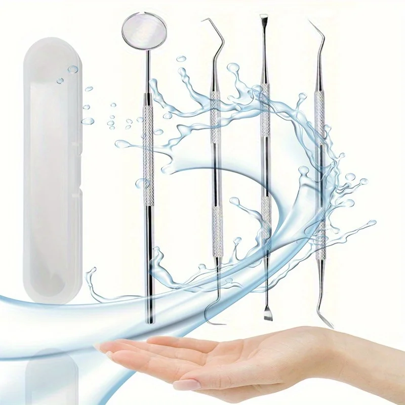 Dental care kit, stainless steel interdental cleaning tool, anti plaque scraper, used for gum care
Dental care kit, stainless steel interdental cleaning tool, anti plaque scraper, used for gum care
