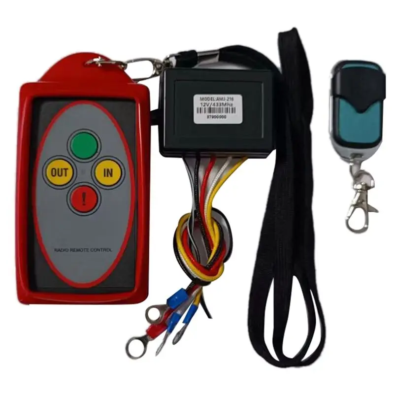 Беспроводной пульт дистанционного управления лебедкой 12В/24В 433МГц, универсальный комплект для грузовиков, модуль приемника, передатчик, запасные части для замены
Беспроводной пульт дистанционного управления лебедкой 12В/24В 433МГц, универсальный комплект для грузовиков, модуль приемника, передатчик, запасные части для замены