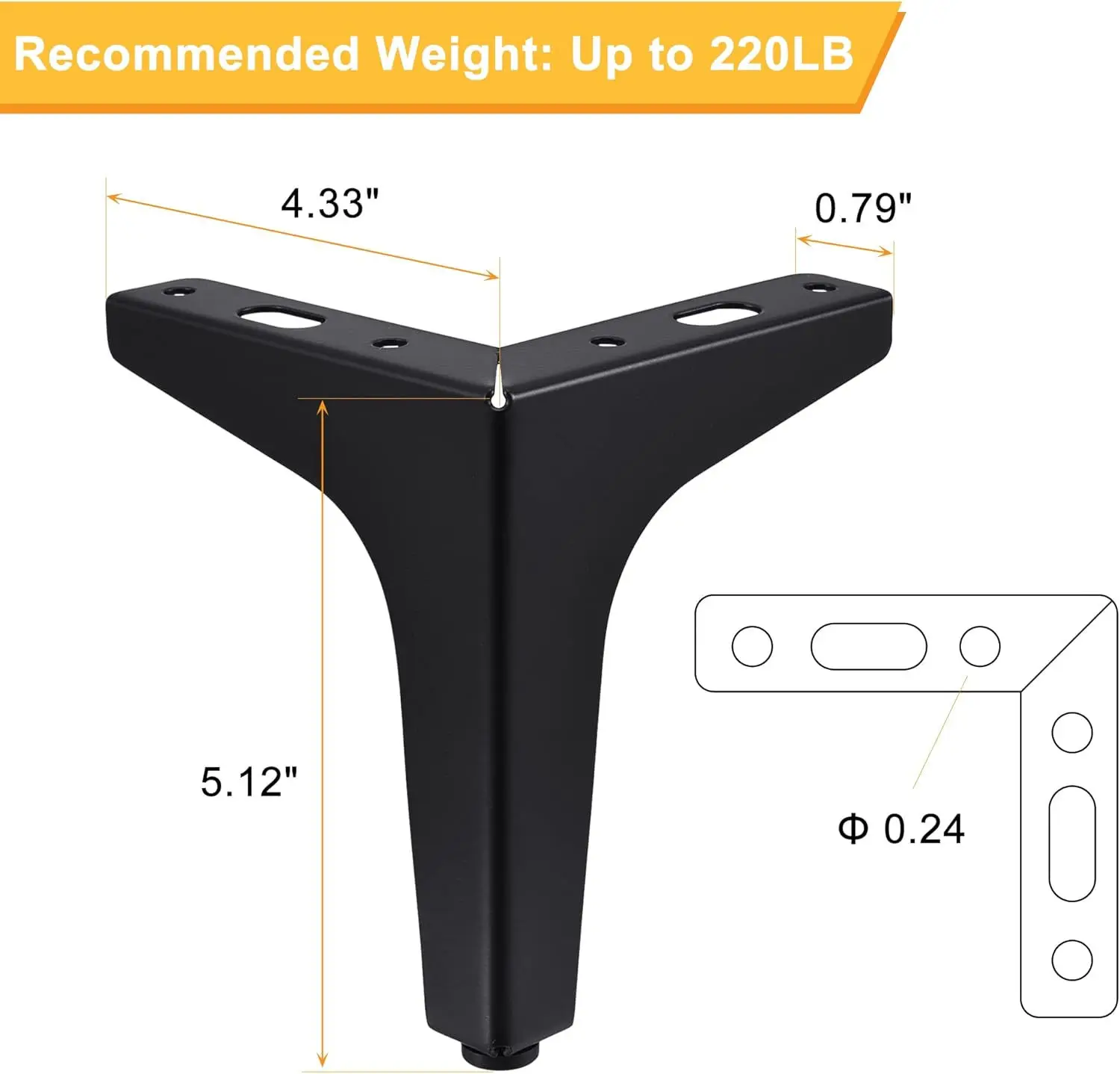 2Pcs Metal Triangle Furniture Legs Stable Sofa Coffee Table Cabinet Replacement Furniture Feet Floor Protection 
2Pcs Metal Triangle Furniture Legs Stable Sofa Coffee Table Cabinet Replacement Furniture Feet Floor Protection