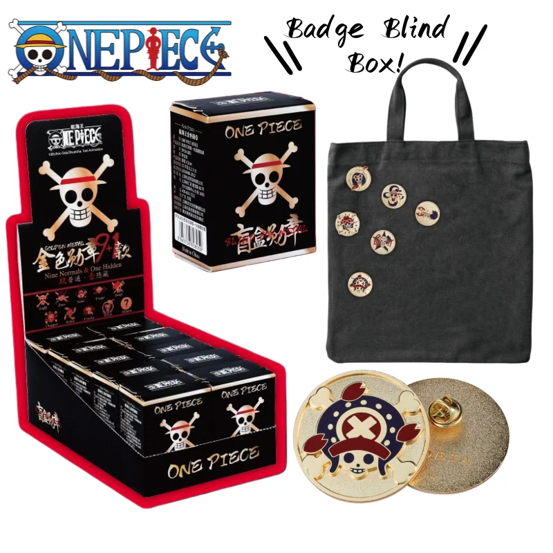 New One Piece Luffy Chopper Metal Badge Blind Box, Anime Merchandise, Stylish and Cool Skull Badge Surprise Gift Box Wholesale
New One Piece Luffy Chopper Metal Badge Blind Box, Anime Merchandise, Stylish and Cool Skull Badge Surprise Gift Box Wholesale