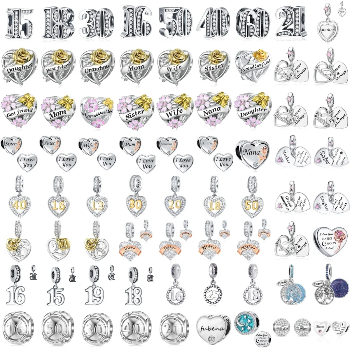 2025 Original 925 Silver Simple Heart Charm Daughter Mom Dad Bead Fit Bracelet Necklace Women Diy Jewelry For Gift
2025 Original 925 Silver Simple Heart Charm Daughter Mom Dad Bead Fit Bracelet Necklace Women Diy Jewelry For Gift