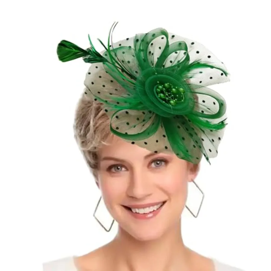 Fascinators Hat Women Tea Party Headband Flower Cocktail Mesh Feathers Hair Clip Kentucky Derby Hat Wedding
Fascinators Hat Women Tea Party Headband Flower Cocktail Mesh Feathers Hair Clip Kentucky Derby Hat Wedding