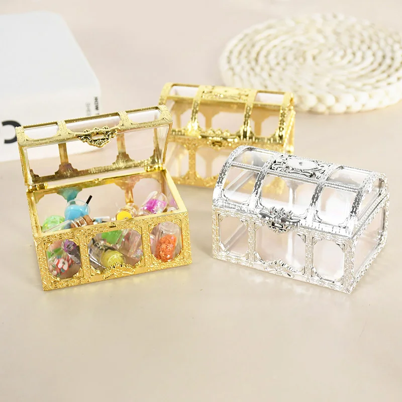 Treasure Chest Candy Box Vintage Transparent Pirate Treasure Boxes Jewelry Crystal Gem Trinket Box Holder Organizer Earrings Ear
Treasure Chest Candy Box Vintage Transparent Pirate Treasure Boxes Jewelry Crystal Gem Trinket Box Holder Organizer Earrings Ear