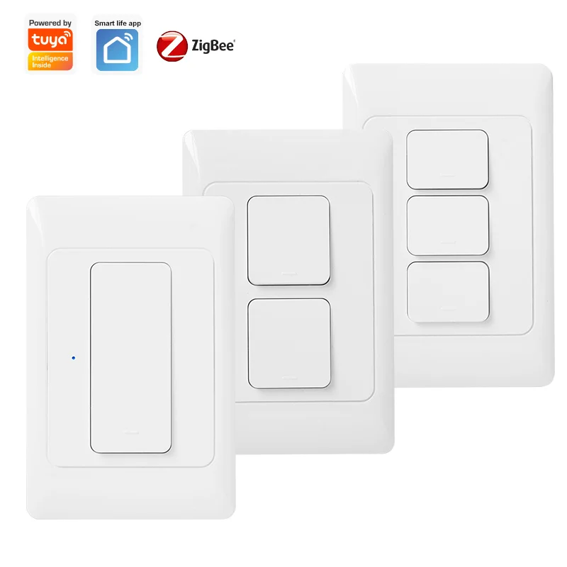 Milfra Tuya Zigbee3.0 Smart Wall Switch Wall Push Button Physical Switches Smart Wireless Voice Remote Control Google Home Alexa
Milfra Tuya Zigbee3.0 Smart Wall Switch Wall Push Button Physical Switches Smart Wireless Voice Remote Control Google Home Alexa