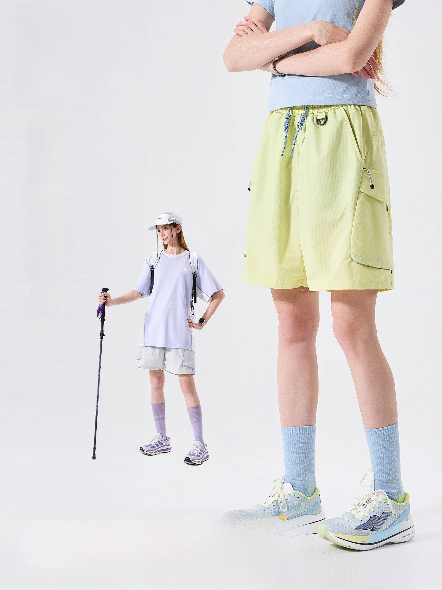 LAZY DAY Outdoor Quick Dry Sports Shorts Women's Summer Cool Feeling Breathable Wear Resistant Casual Five-Quarter Pants
LAZY DAY Outdoor Quick Dry Sports Shorts Women's Summer Cool Feeling Breathable Wear Resistant Casual Five-Quarter Pants
