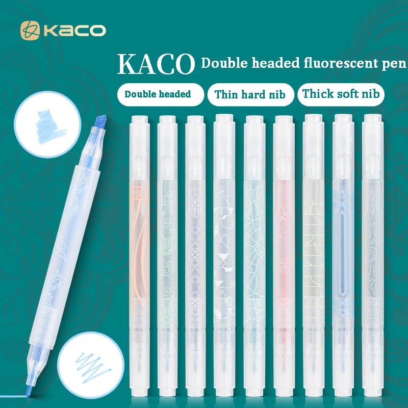 Kaco 5-Pack Aesthetics Double Head Fluorescent Marking Student Painting Coloring Chinese Style Macaron Series Marking Pen
Kaco 5-Pack Aesthetics Double Head Fluorescent Marking Student Painting Coloring Chinese Style Macaron Series Marking Pen