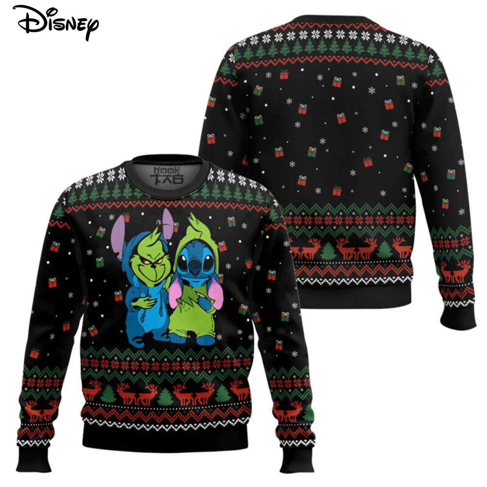 Disney Stitch Grinchmas Ugly Sweater for Men Women Warm Cozy Holiday Party Funny Xmas Pullover Family Christmas Gift Sweater 
Disney Stitch Grinchmas Ugly Sweater for Men Women Warm Cozy Holiday Party Funny Xmas Pullover Family Christmas Gift Sweater
