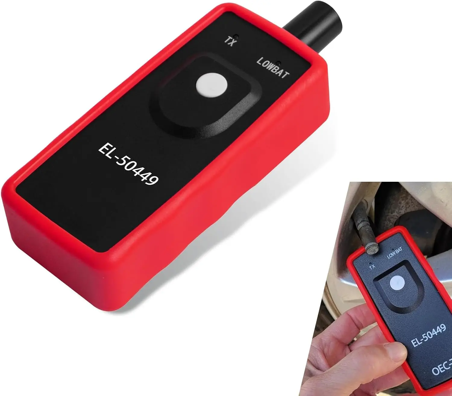 EL-50449 TPMS Сброс давления в шинах Работа зажигания TMPS Активатор выключения, совместимый с Ford Lincoln Mercury
EL-50449 TPMS Сброс давления в шинах Работа зажигания TMPS Активатор выключения, совместимый с Ford Lincoln Mercury