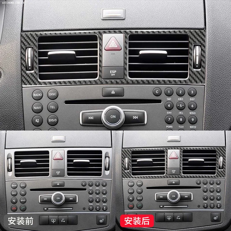 FOR Mercedes Benz 07-14 C-Class E-Class W212 Carbon fiber pattern Interior modification Middle air conditioning vent
FOR Mercedes Benz 07-14 C-Class E-Class W212 Carbon fiber pattern Interior modification Middle air conditioning vent