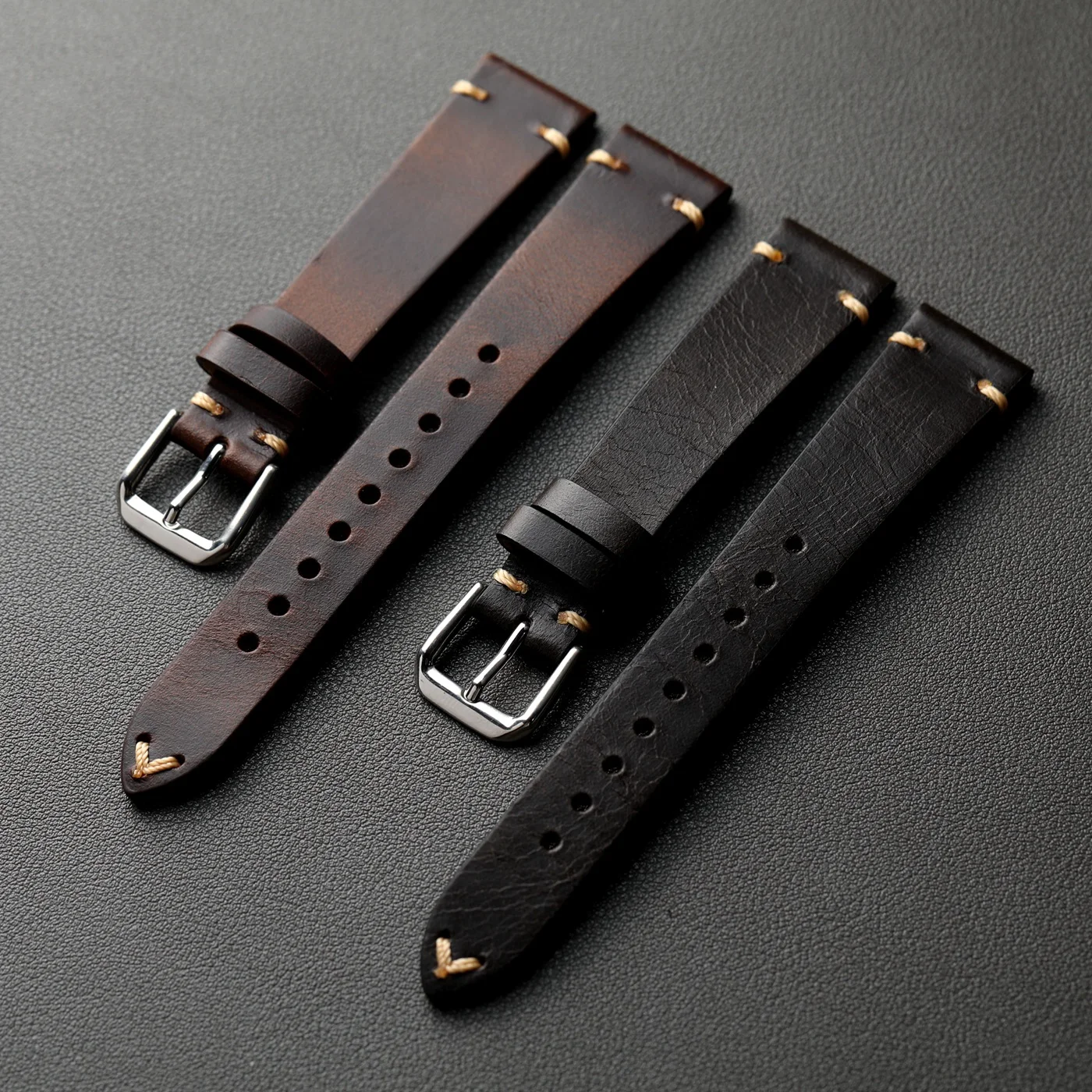 Handmade top layer cowhide strap, 17 18MM soft genuine leather strap, buckle size 14mM thin vintage bracelet
Handmade top layer cowhide strap, 17 18MM soft genuine leather strap, buckle size 14mM thin vintage bracelet