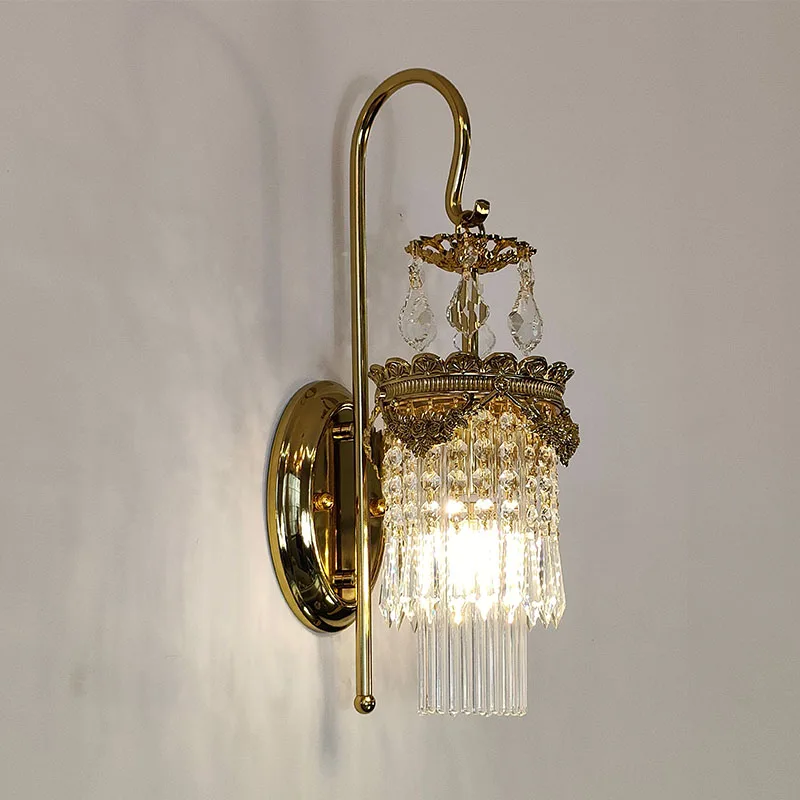 Living room crystal wall lamp TV background wall Bedroom bedside aisle stairs charging wall lamp
Living room crystal wall lamp TV background wall Bedroom bedside aisle stairs charging wall lamp
