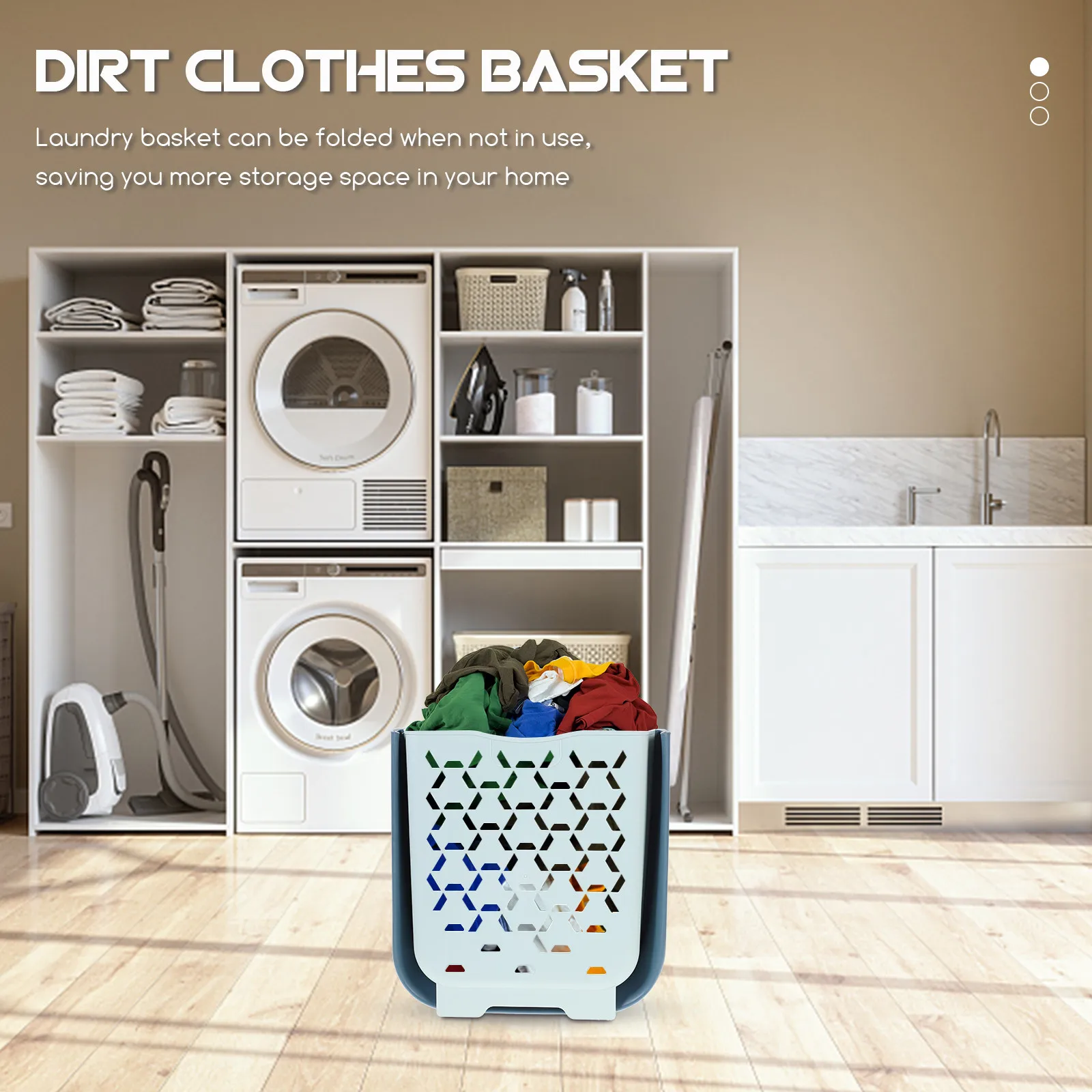 Collapsible Foldable Wall Laundry Basket Large Capacity Clothes Storage Basket for Laundry Room Bedroom
Collapsible Foldable Wall Laundry Basket Large Capacity Clothes Storage Basket for Laundry Room Bedroom