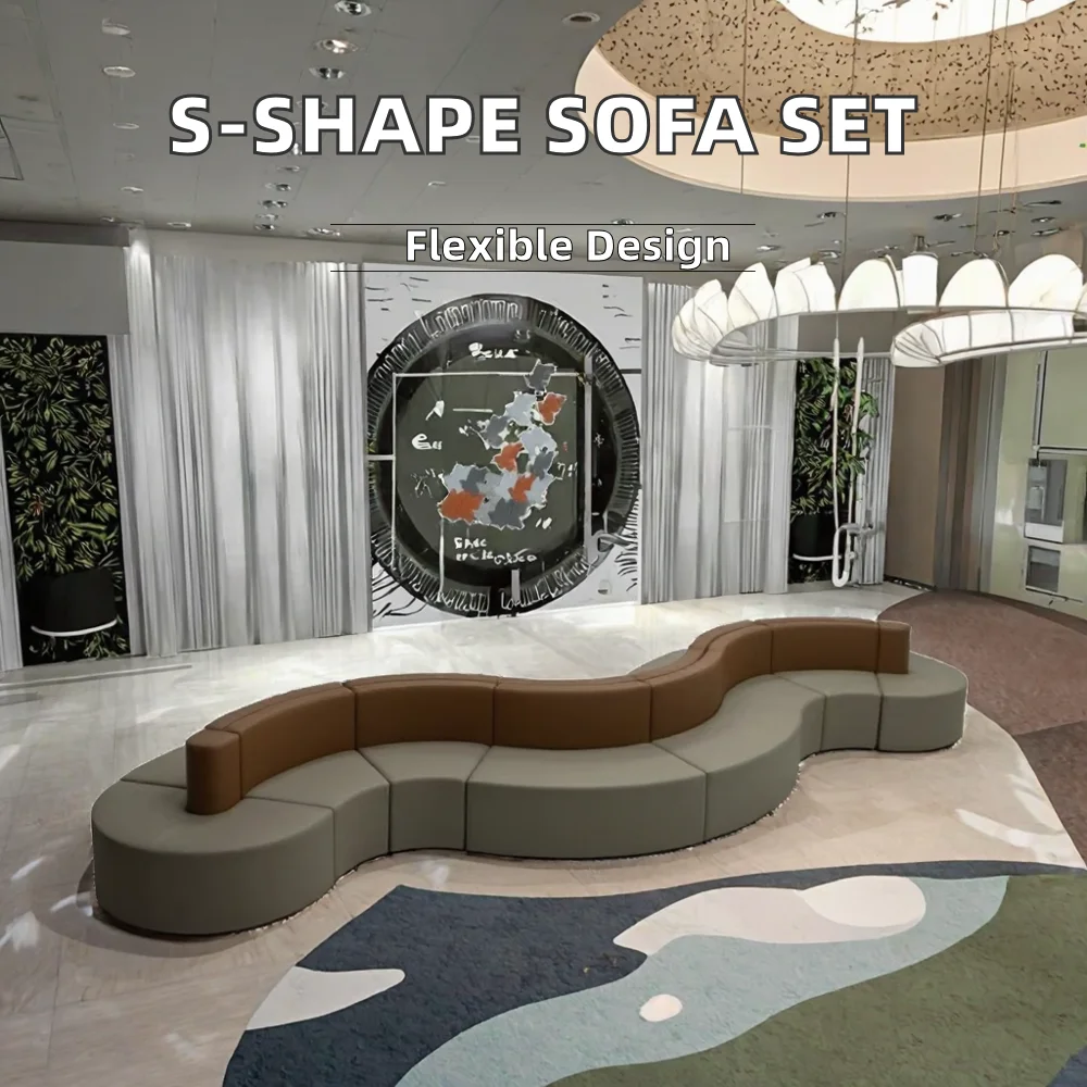 Современный диван для приема в офисе и отеле, кожаный и тканевый чехол, бесконечное расширение
Современный диван для приема в офисе и отеле, кожаный и тканевый чехол, бесконечное расширение