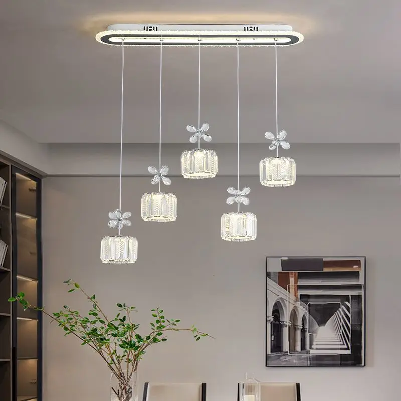 Modern Crystal LED Pendant Light for Living Dining Room Coffee Tables Bedroom Chandelier Home Decor Hanging Light Fixture
Modern Crystal LED Pendant Light for Living Dining Room Coffee Tables Bedroom Chandelier Home Decor Hanging Light Fixture