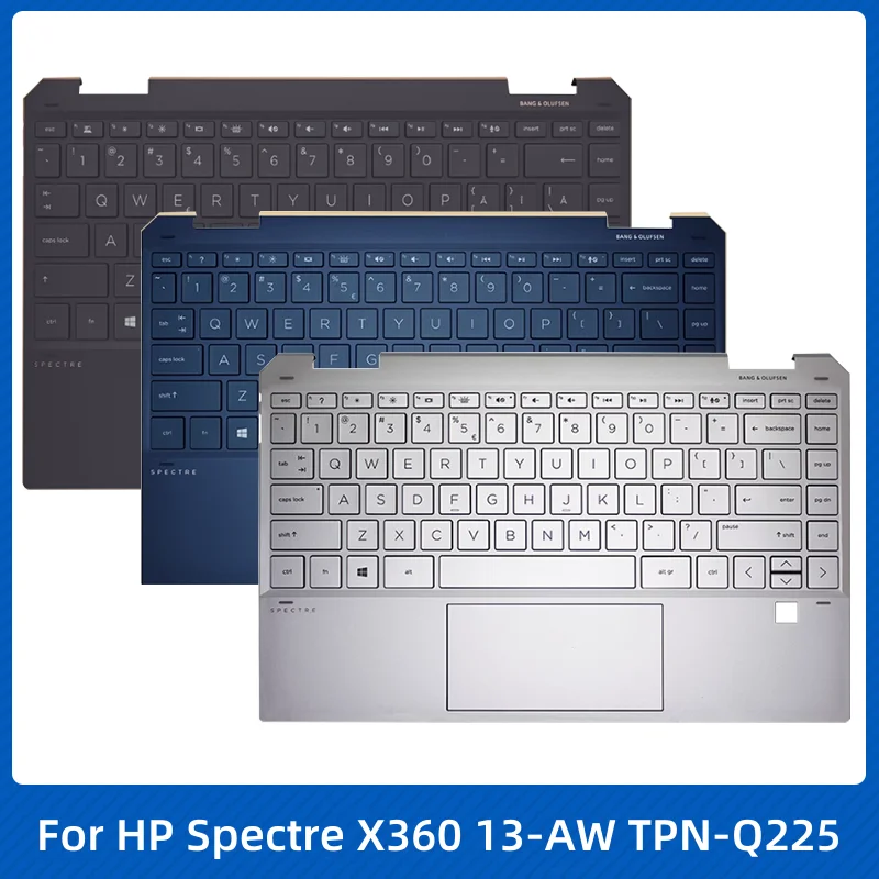 Новая оригинальная клавиатура для HP Spectre X360 13-AW TPN-Q225 US/GR/SW/FR с крышкой упора для рук, сменная клавиатура для ноутбука, серия чехлов
Новая оригинальная клавиатура для HP Spectre X360 13-AW TPN-Q225 US/GR/SW/FR с крышкой упора для рук, сменная клавиатура для ноутбука, серия чехлов