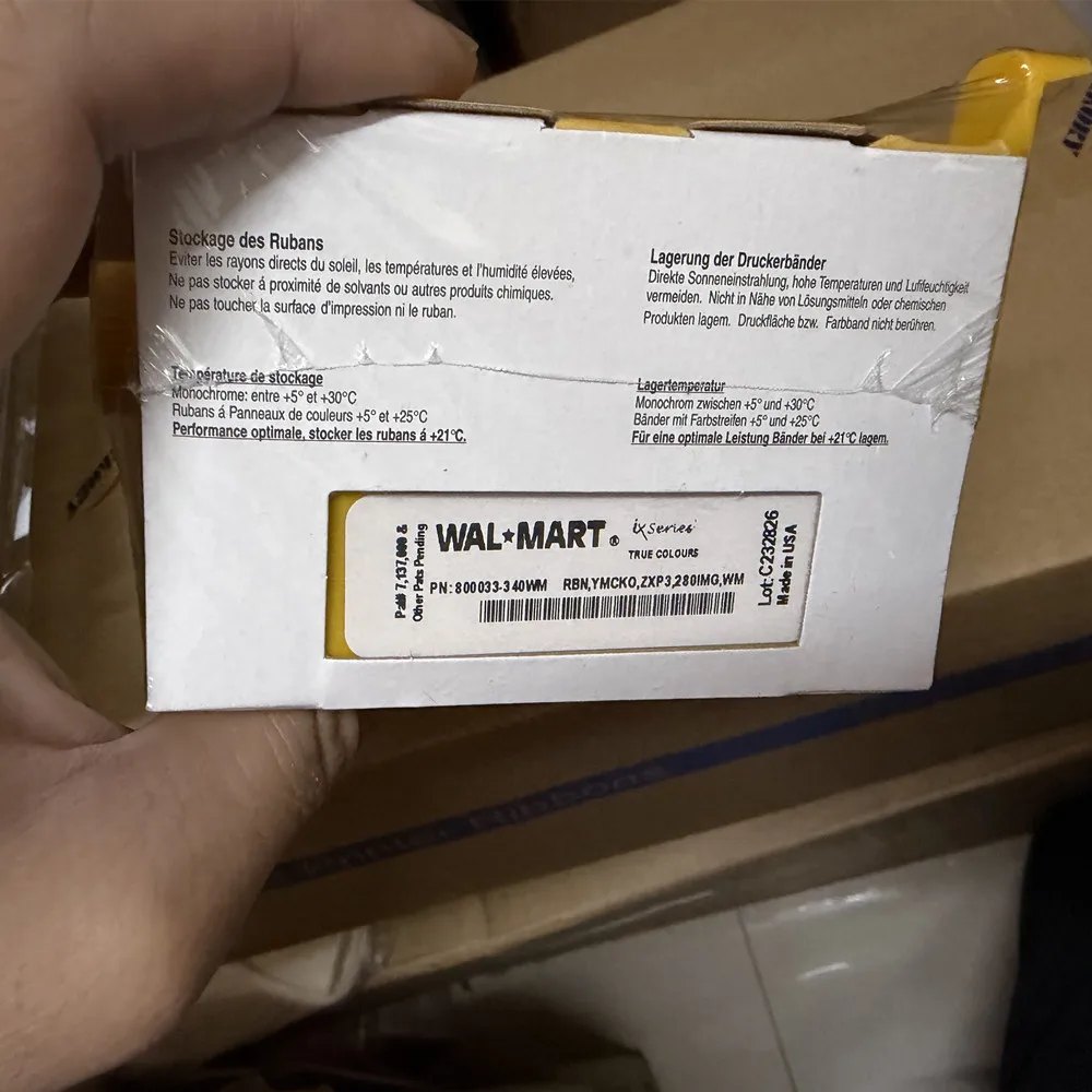 original Zebra 800033-340WM YMCKO color ribbon - 280 prints compatible for Zebra Zxp series 3 card printer
original Zebra 800033-340WM YMCKO color ribbon - 280 prints compatible for Zebra Zxp series 3 card printer