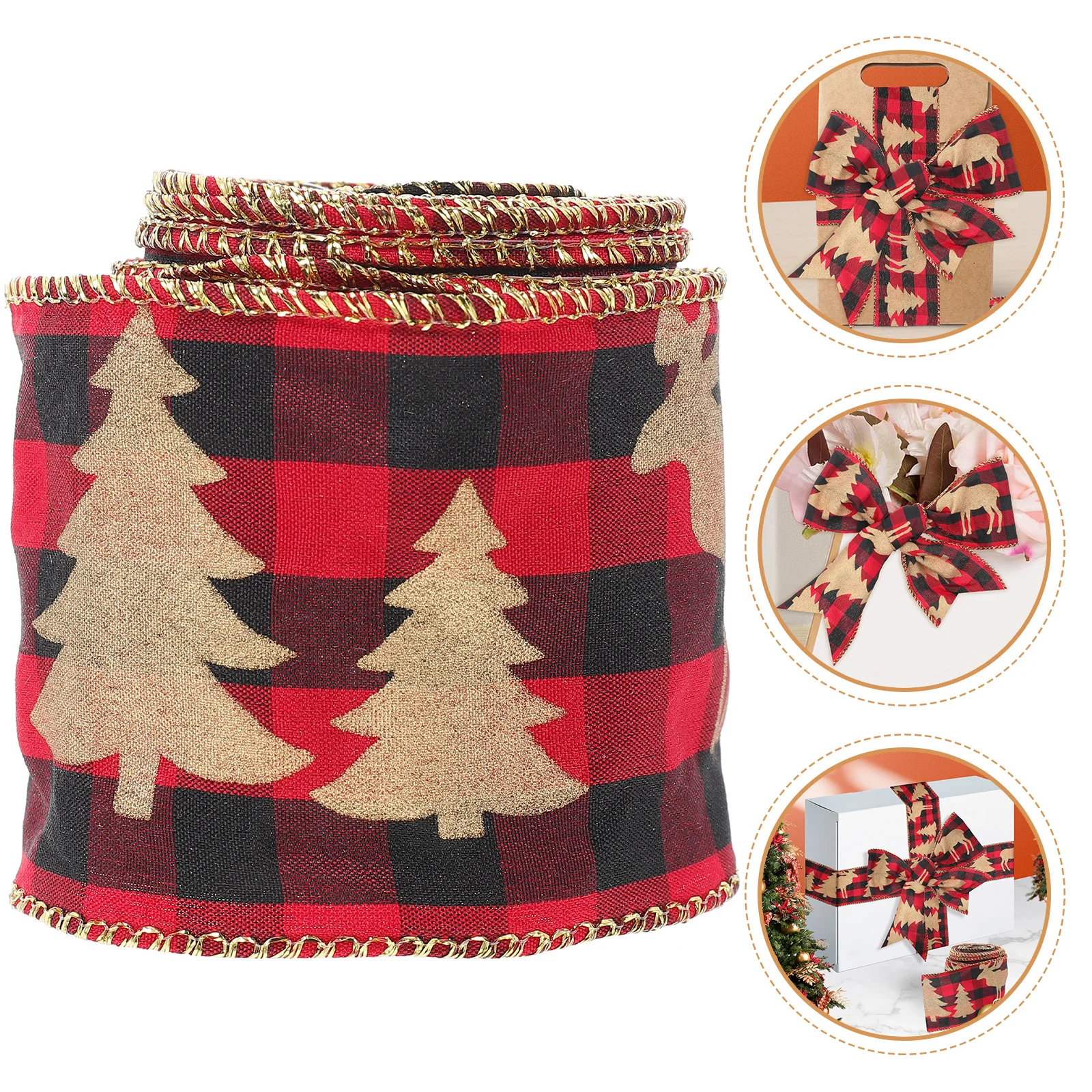 Gift Wrapping Ribbon 6M Christmas Theme Decorative Ribbon for DIY Crafts Hair Ornaments Photo Props Xmas Tree Decoration
Gift Wrapping Ribbon 6M Christmas Theme Decorative Ribbon for DIY Crafts Hair Ornaments Photo Props Xmas Tree Decoration