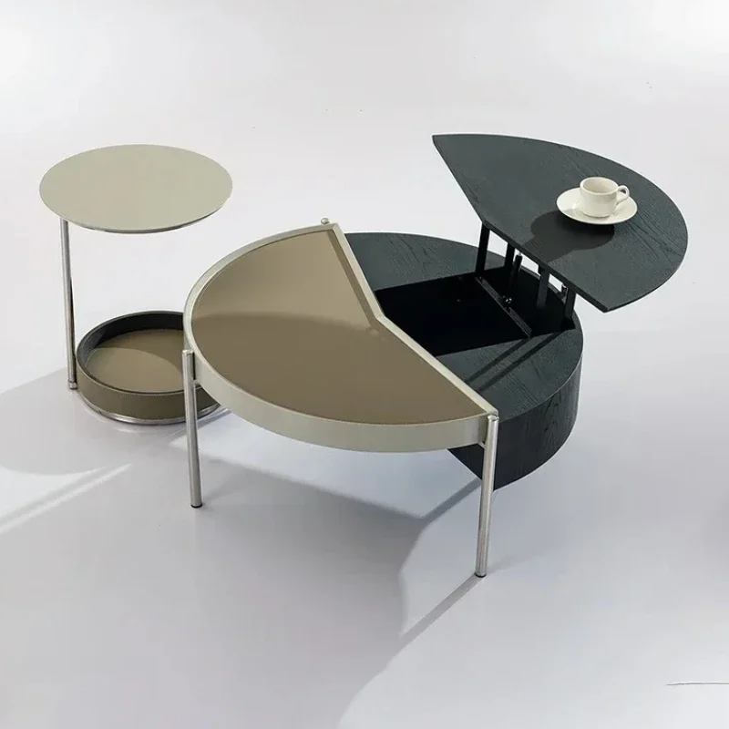 X Minimalist saddle leather round coffee table combination modern simple light luxury home living room can be lifted
X Minimalist saddle leather round coffee table combination modern simple light luxury home living room can be lifted