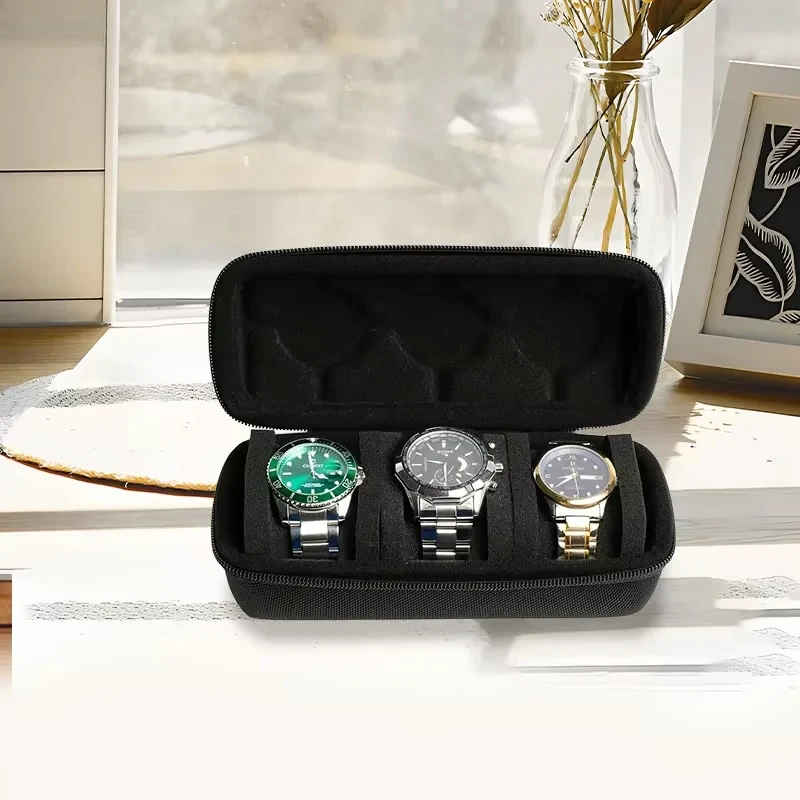 Travel Case for Watch with 3 Slots Rigid High-Quality Watch Storage Organizer Protective Box for Jewelry And Accessories
Travel Case for Watch with 3 Slots Rigid High-Quality Watch Storage Organizer Protective Box for Jewelry And Accessories