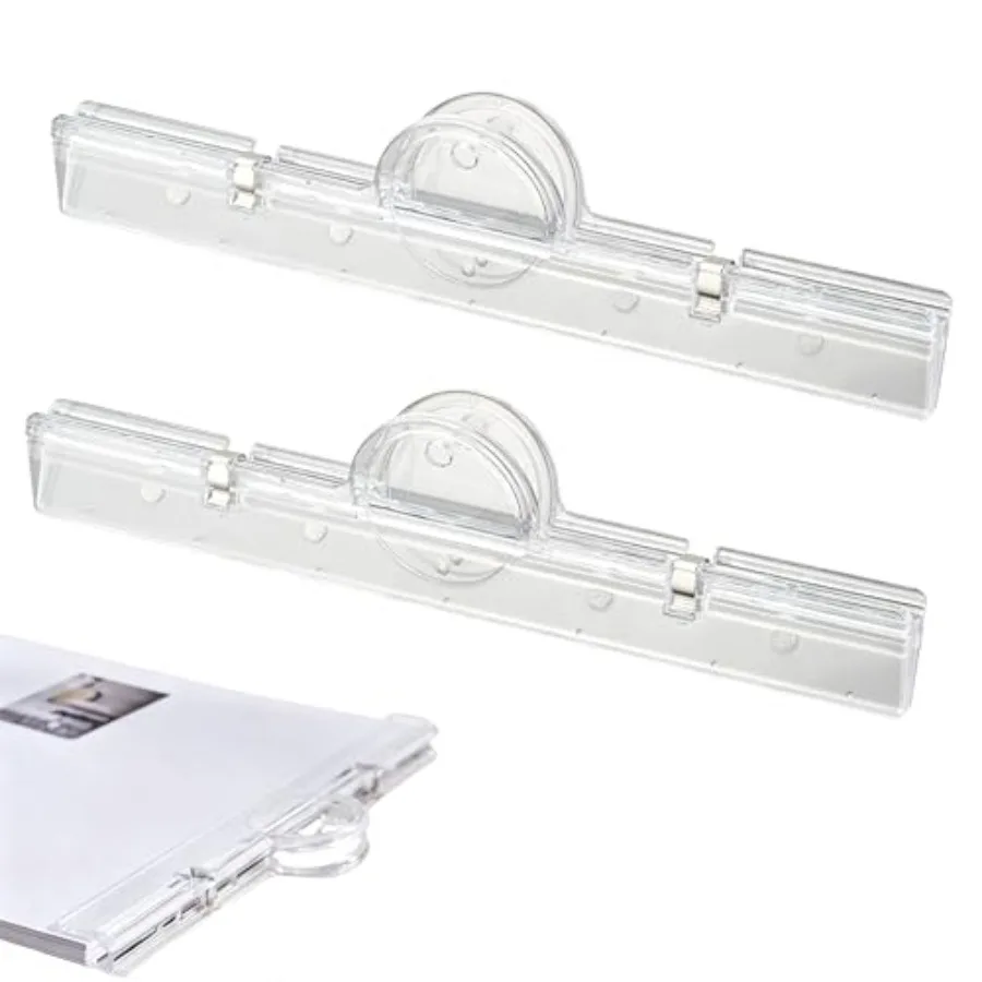 Large Magnetic Binder Clips, Heavy Duty 7.9" Paper Clamps, Transparent Holds Music Scores, Artwork, Photos, Documents, Menus an
Large Magnetic Binder Clips, Heavy Duty 7.9" Paper Clamps, Transparent Holds Music Scores, Artwork, Photos, Documents, Menus an