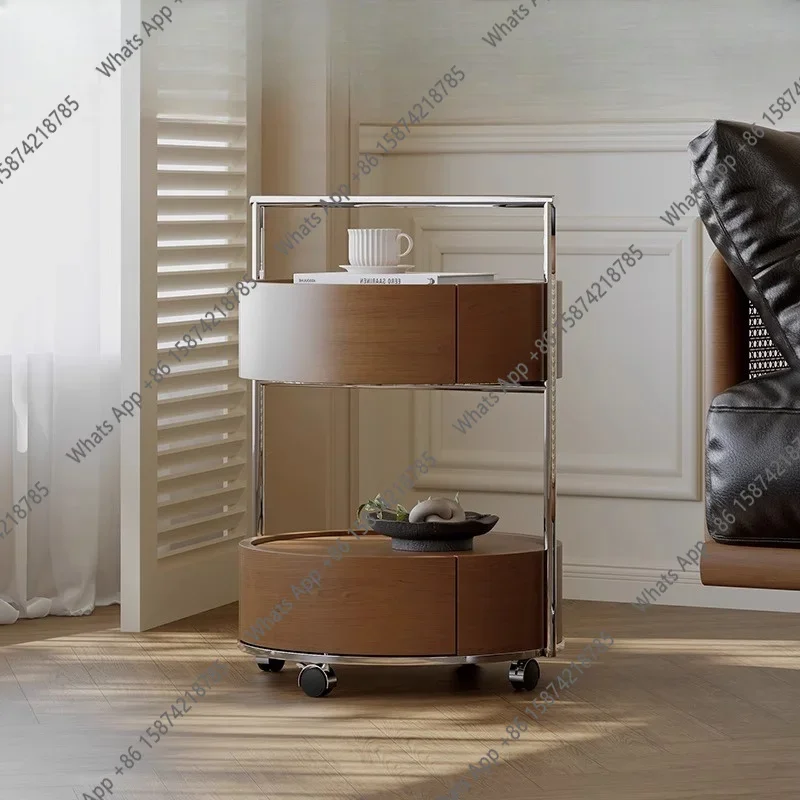 R65 Bedside Table With Wheels Movable Trolley Home Living Room Storage Coffee Table Retro Rack Corner Table
R65 Bedside Table With Wheels Movable Trolley Home Living Room Storage Coffee Table Retro Rack Corner Table