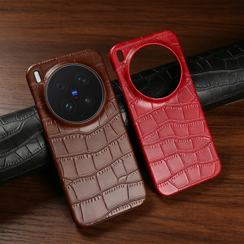 Premium Crocodile Leather Case For Vivo X300 Pro X100 Ultra X200 Pro Mini X100S X300S X80 Lite X90 S1 Pro Phone Cases Back Cover
Premium Crocodile Leather Case For Vivo X300 Pro X100 Ultra X200 Pro Mini X100S X300S X80 Lite X90 S1 Pro Phone Cases Back Cover
